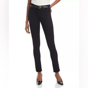 AG Adriano Goldschmied Prima Mid Rise Cigarette Jeans denim Black modal 27R
